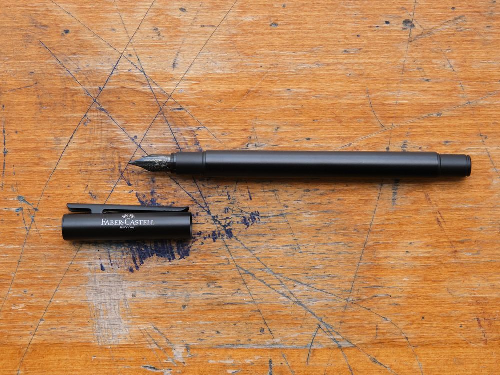 Faber Castell Neo-Slim Fountain Pen - Matte Black