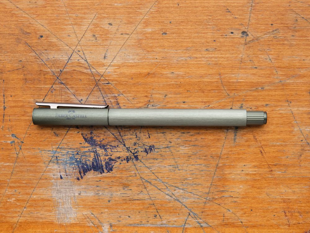 Faber Castell Neo-Slim Fountain Pen - Olive Green