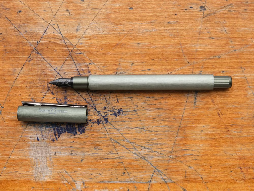 Faber Castell Neo-Slim Fountain Pen - Olive Green