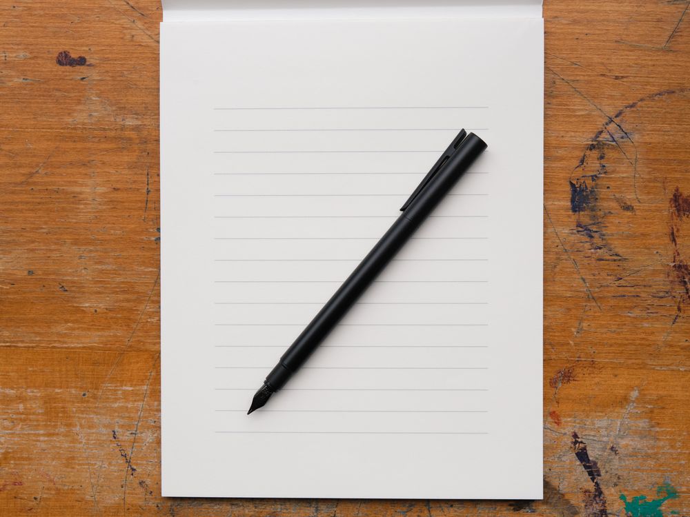 Faber Castell Neo-Slim Fountain Pen - Matte Black