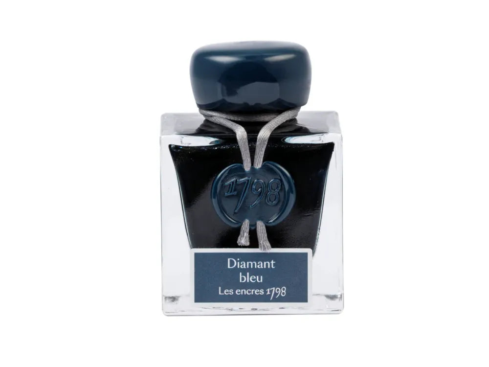 Jacques Herbin Fountain Pen Ink (50mL) - 1798 Anniversary - Diamant Bleu