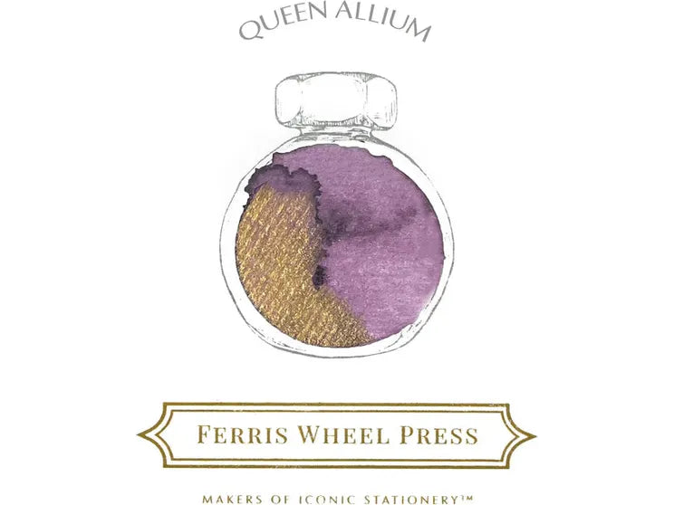 Ferris Wheel Press Fountain Pen Ink - Everyday Collection - Queen Allium (Mini Bottle) 10mL