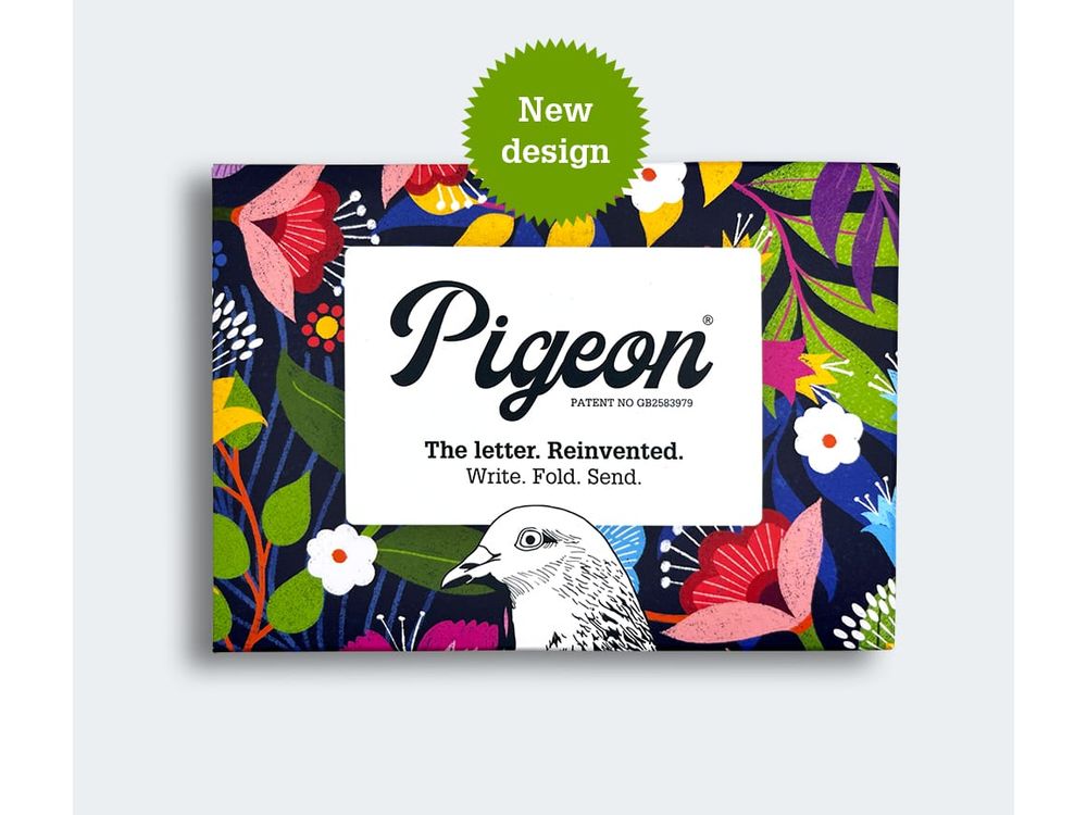 Pigeon - Correspondence Paper - 6 Sheets - Floral Fantasia