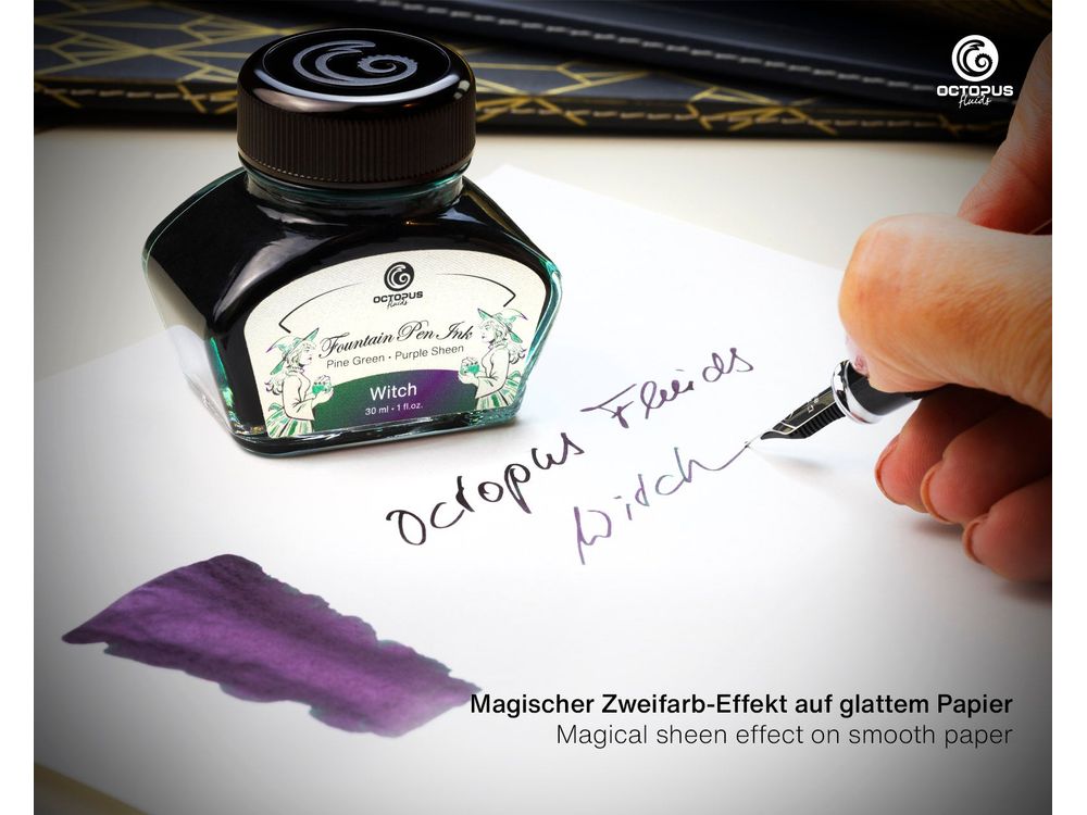 Octopus Sheen Ink (30mL) - Witch (Green/Purple)