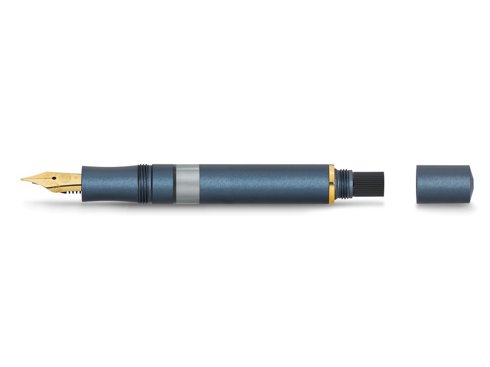 Kaweco Piston AL Sport Fountain Pen - Navy