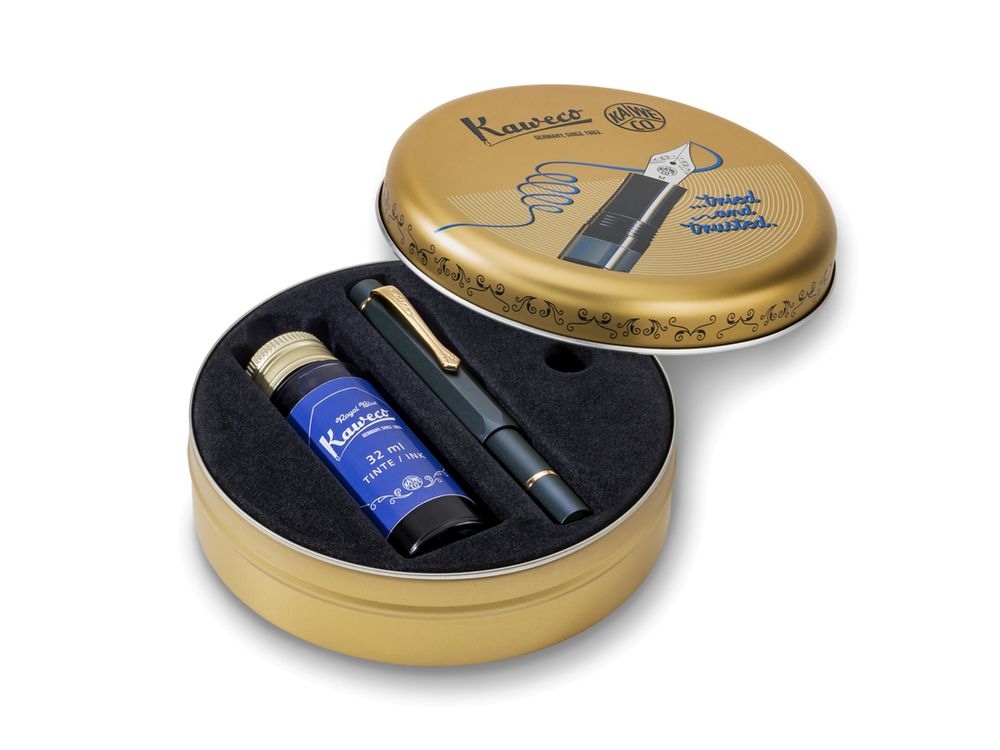 Kaweco Piston AL Sport Fountain Pen - Navy