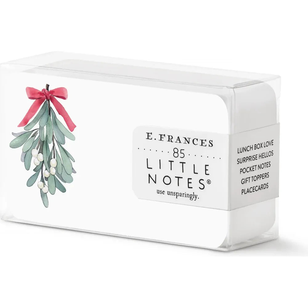 E. Frances Paper - 85 Card Set - Mistletoe Little Notes