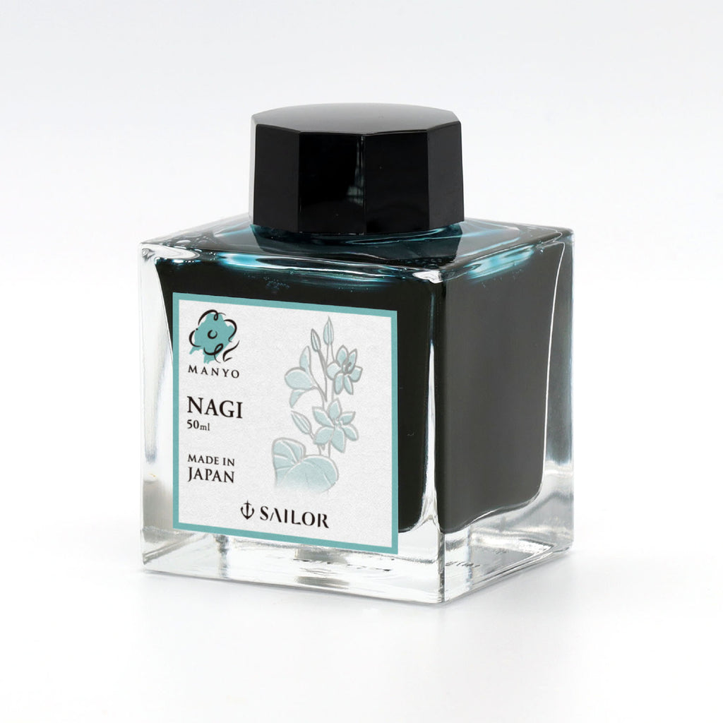 Sailor Manyo Fountain Pen Ink (50mL) - Nagi