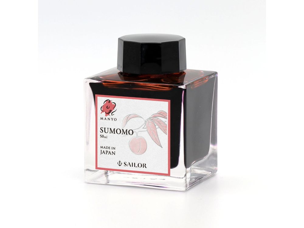 Sailor Manyo Fountain Pen Ink (50mL) - Sumomo