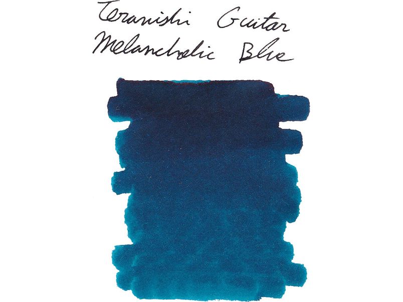 Teranishi Taisho Roman Fountain Pen Ink (40mL) - Melancholic Blue