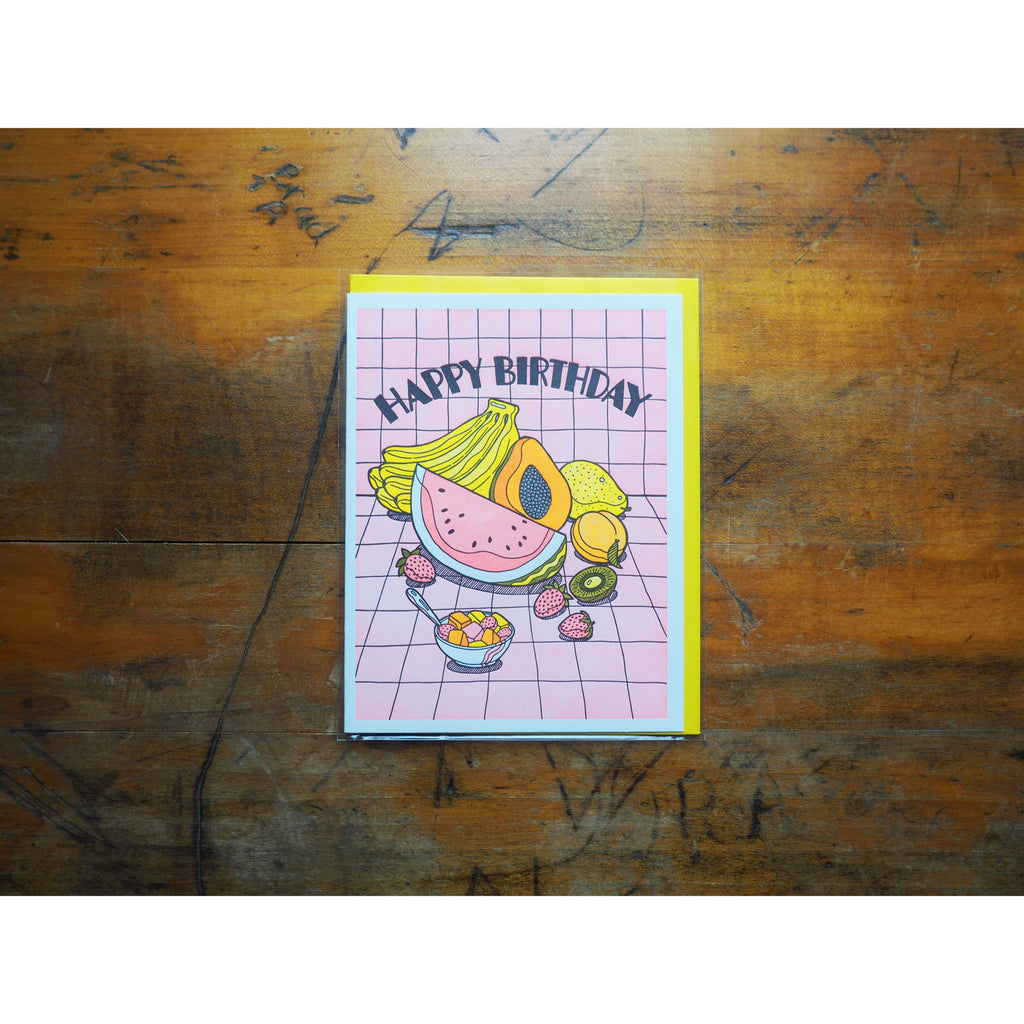 Lucky Horse Press - Card - Fresh Fruits Birthday