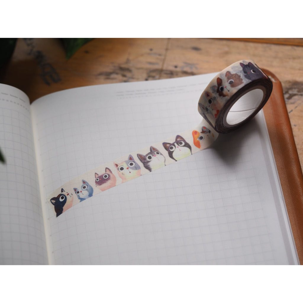 The Little Red House - Washi Tape - Cat Faces