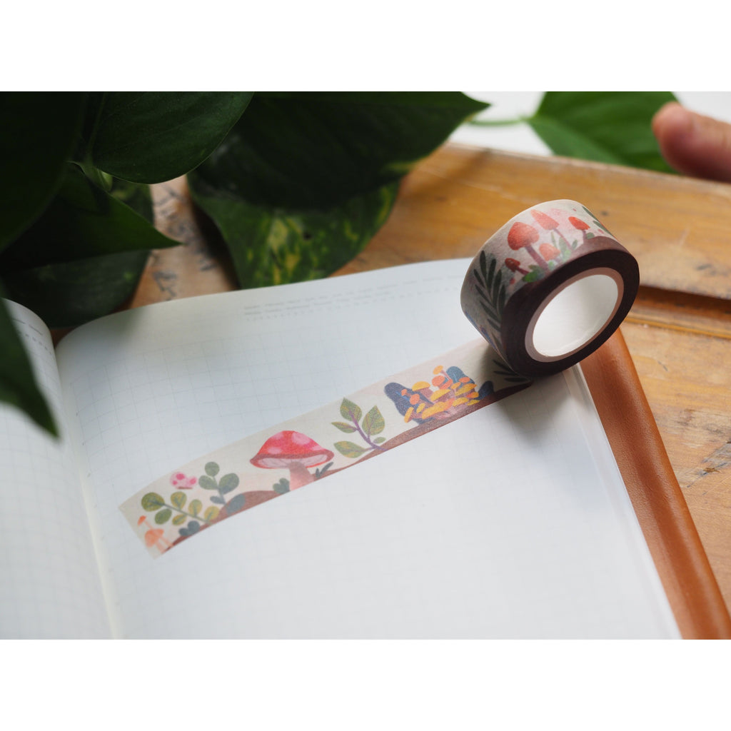 The Little Red House - Washi Tape - Mushrooms