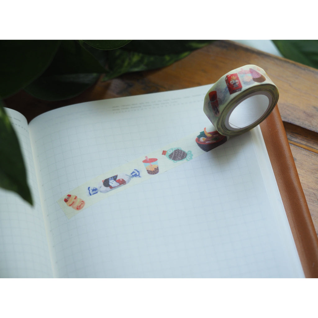 The Little Red House - Washi Tape - Asian Snacks