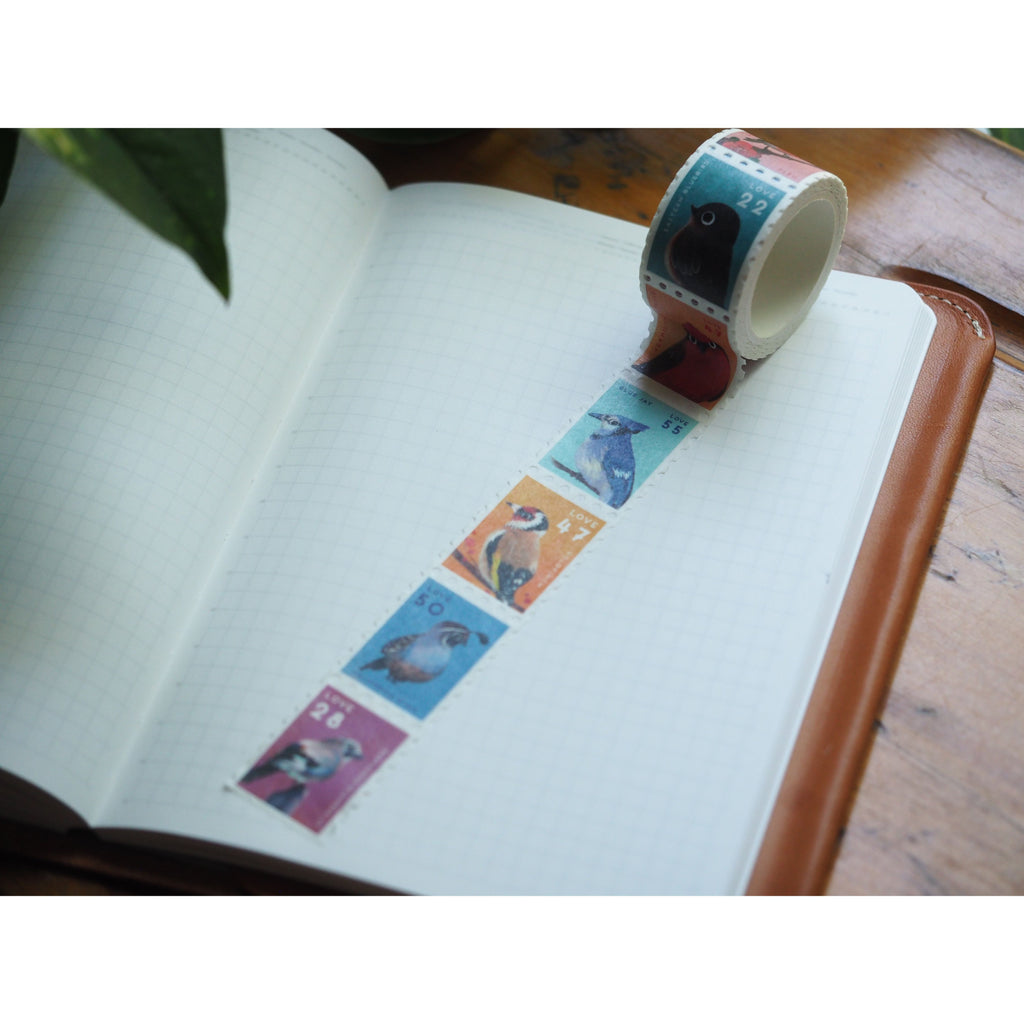 The Little Red House - Stamp Washi Tape - Birdies