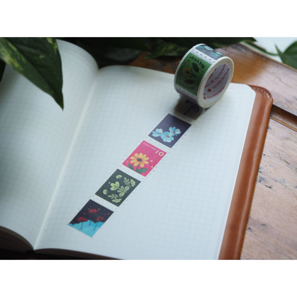 The Little Red House - Stamp Washi Tape - Floral