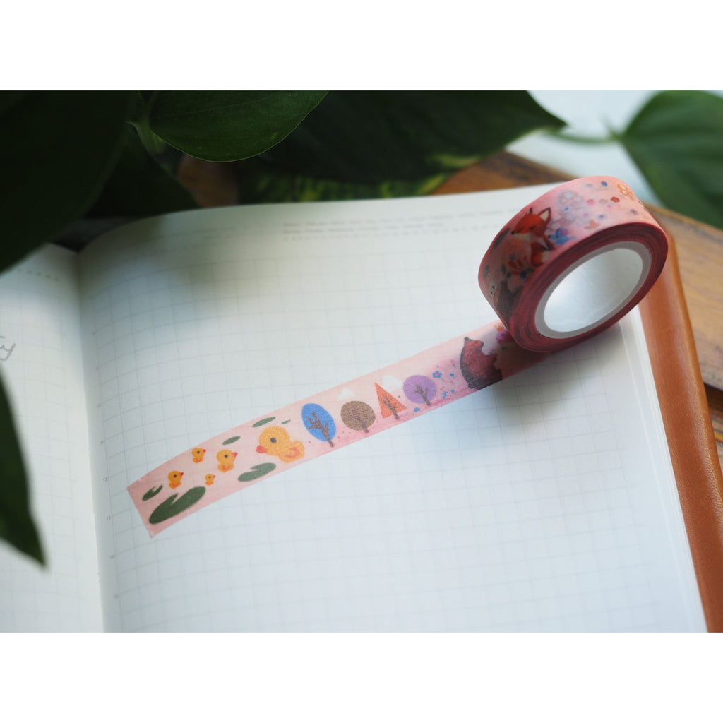The Little Red House - Washi Tape - Forest Animals