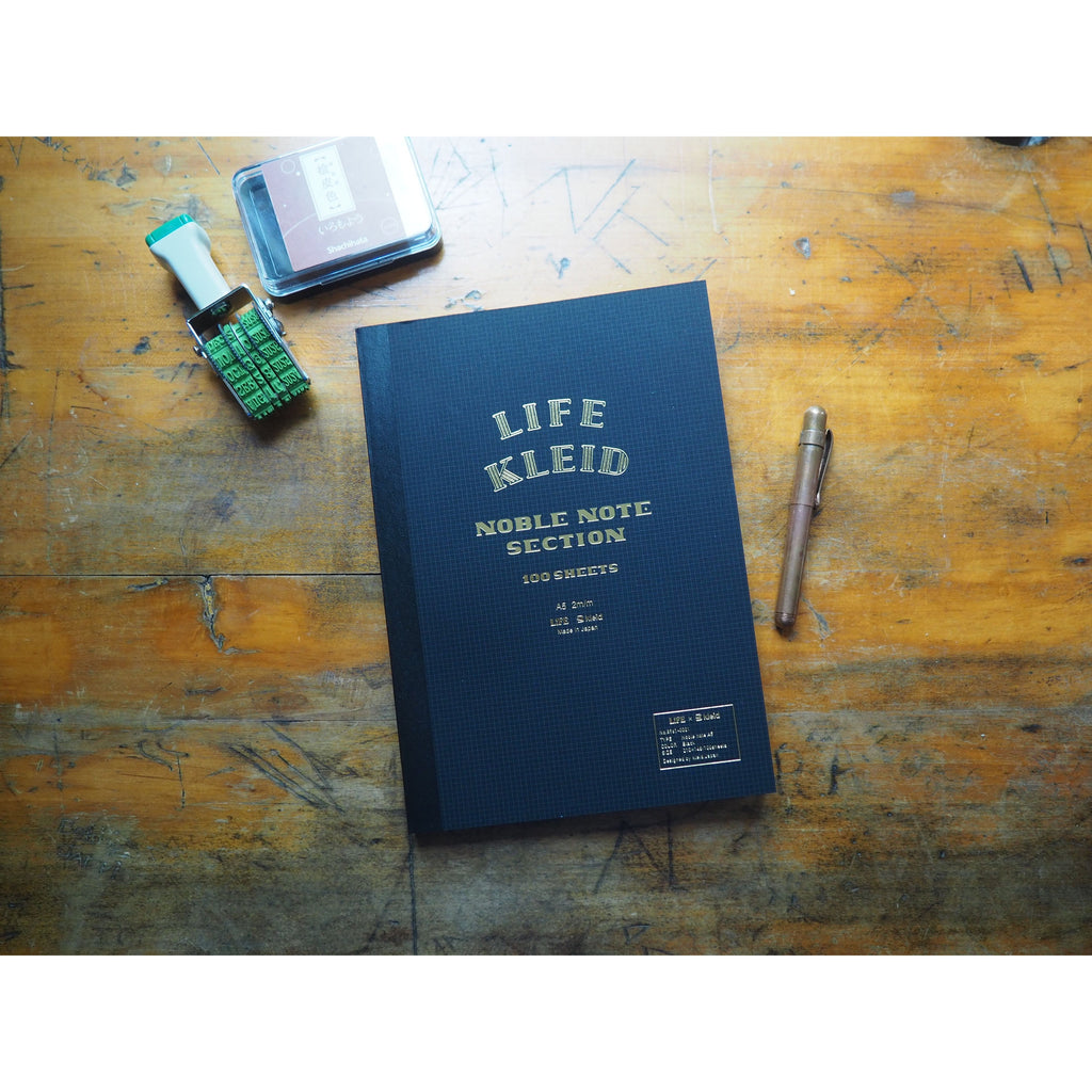 Life Stationery Kleid Noble Note Section - Black - A5