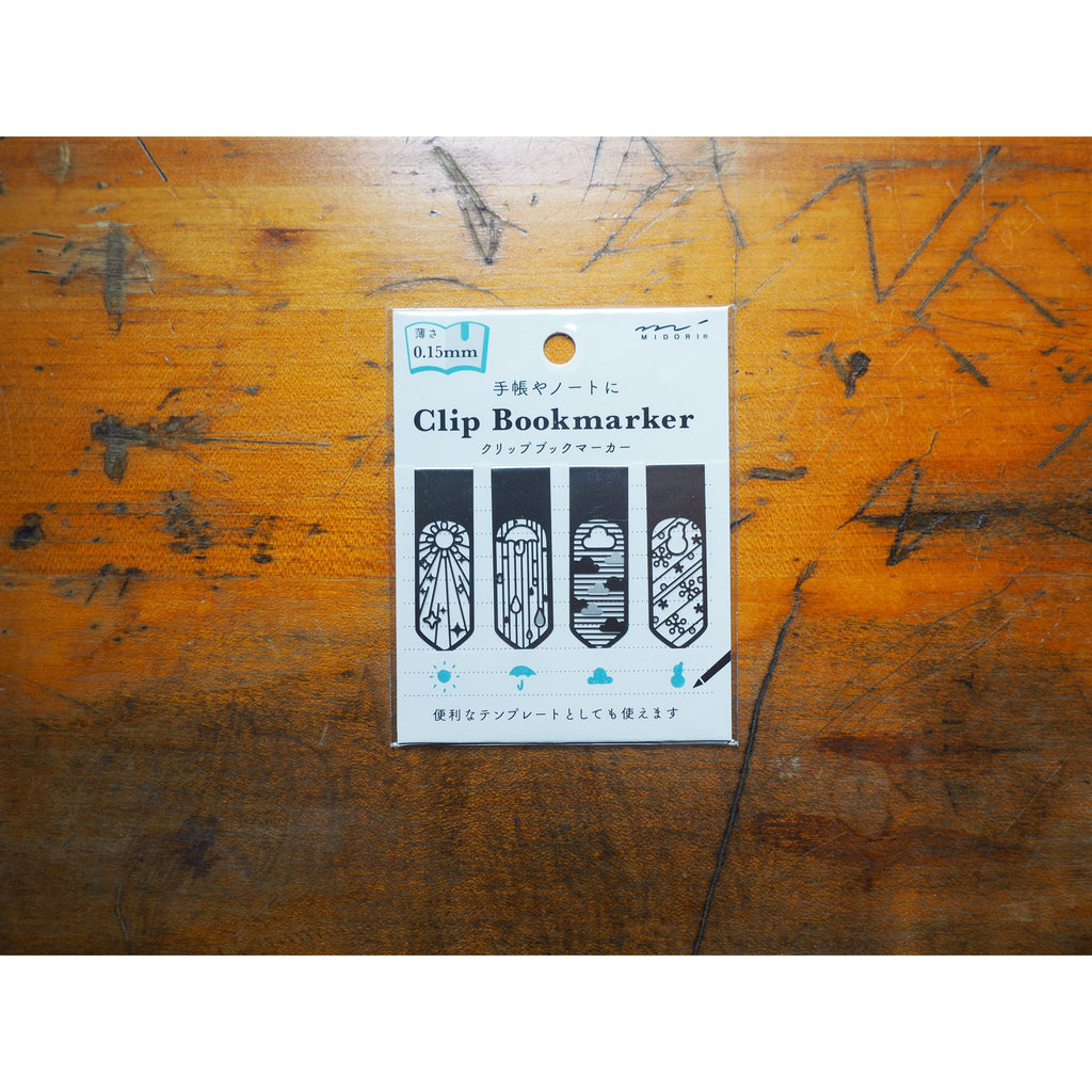Midori Clip Bookmarker - Weather (0.15mm)