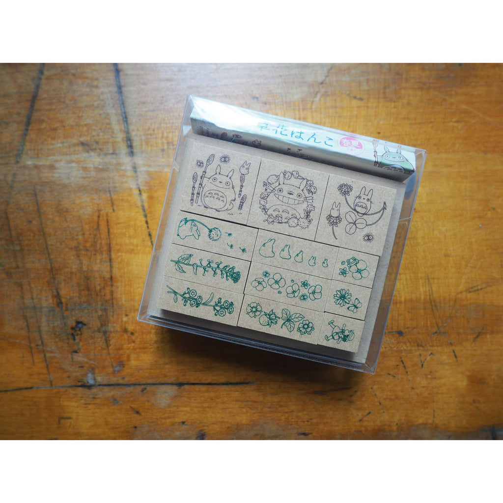 My Neighbor Totoro  Rubber Stamp - Spring Summer - Set of 12 (SOH-007)