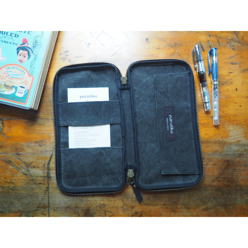 Yuruliku - FLAT tool case Pen - Limited Color - Iron Black
