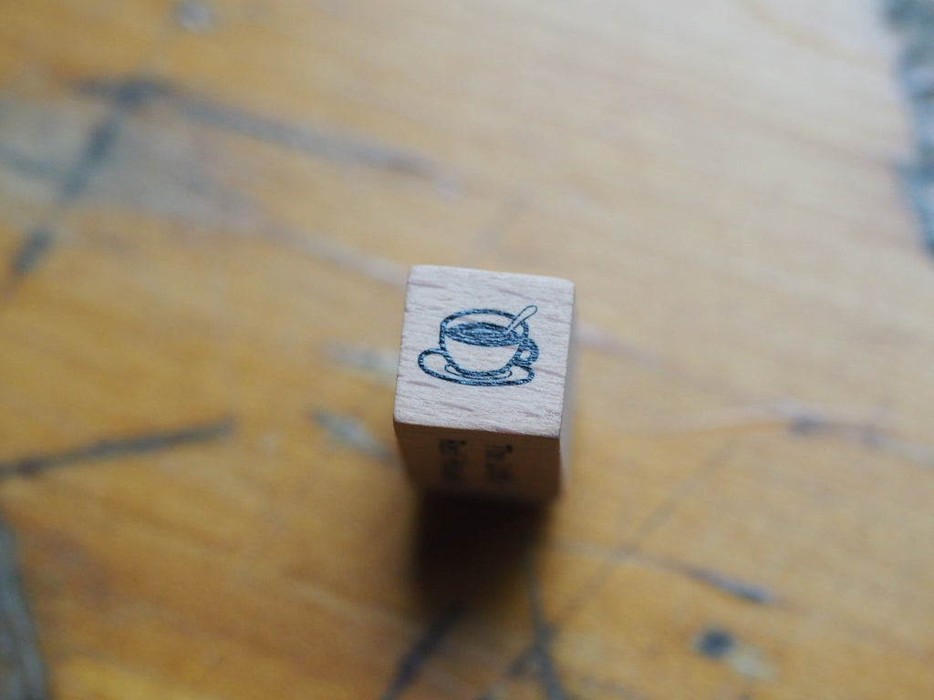 The Little Red House Rubber Stamp - Milk Tea