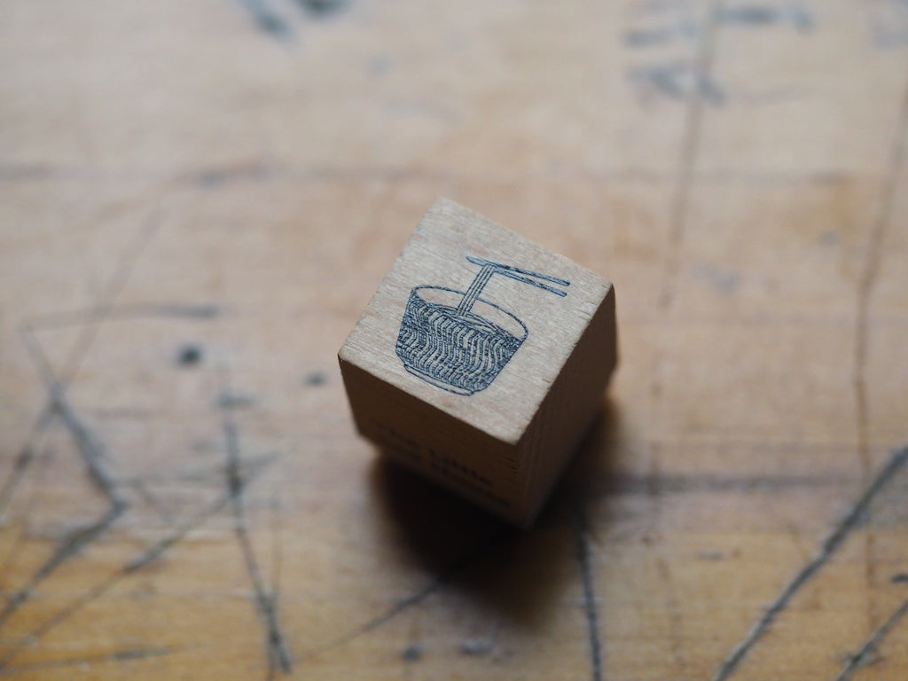 The Little Red House Rubber Stamp - Ramen Bowl