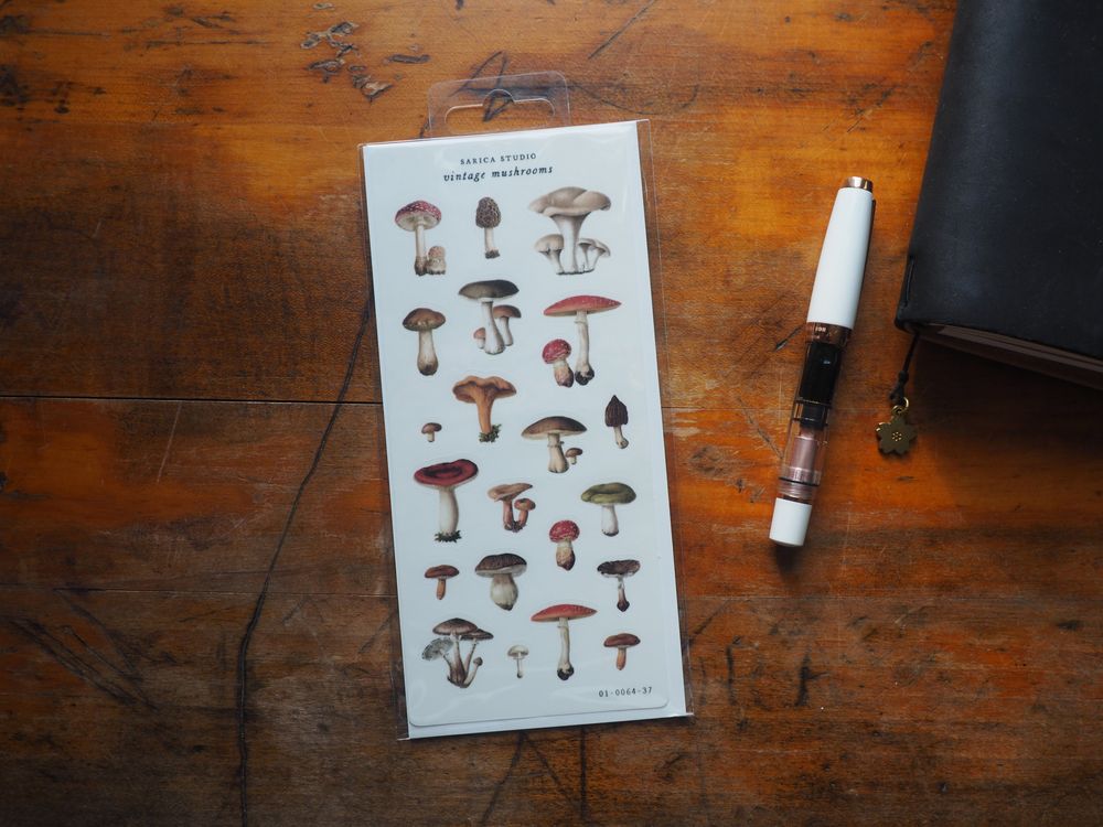 Sarica Studio - Sticker Sheet - Vintage Mushrooms