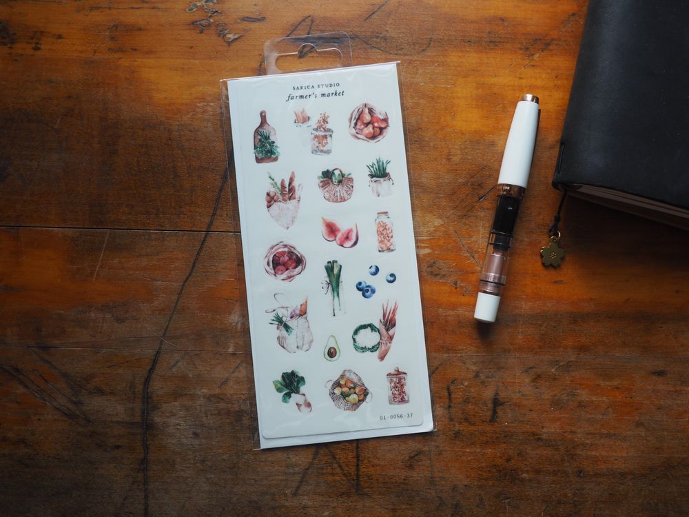 Sarica Studio - Sticker Sheet - Farmer's Market