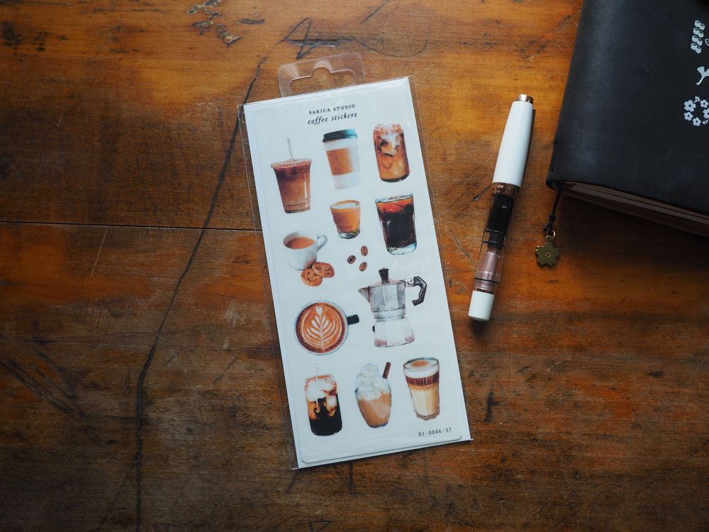 Sarica Studio - Sticker Sheet - Coffee