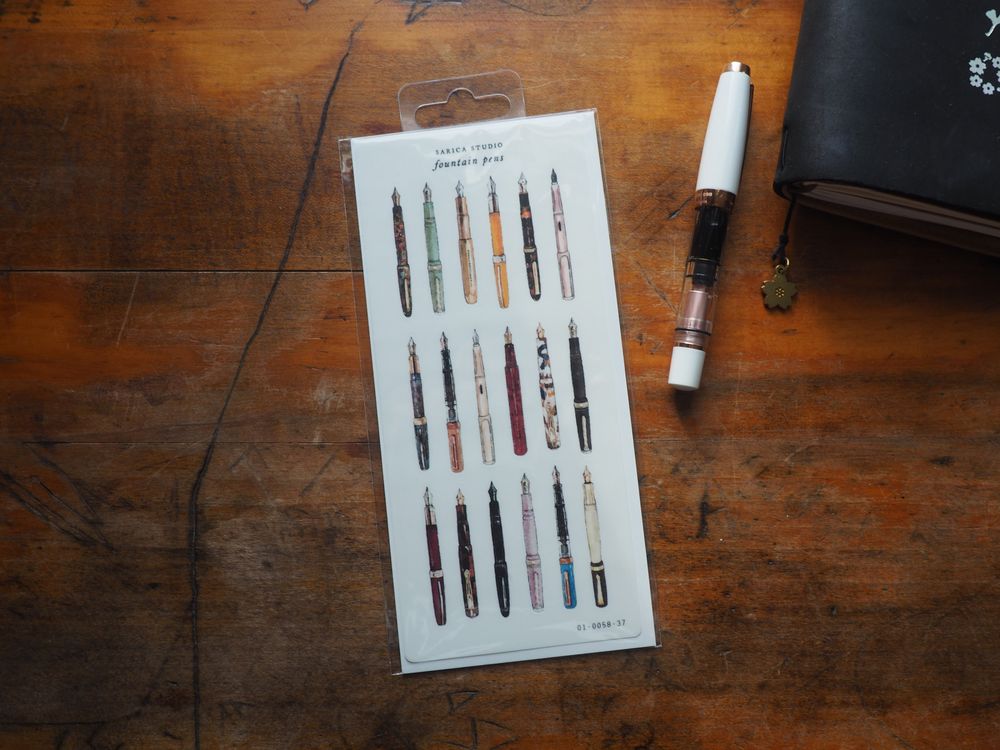 Sarica Studio - Sticker Sheet - Fountain Pen