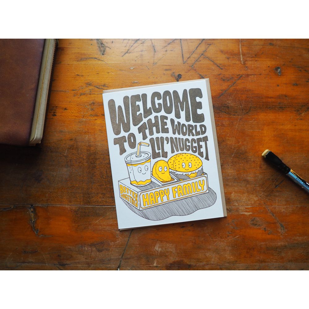 Lucky Horse Press - Card - Welcome Lil' Nugget