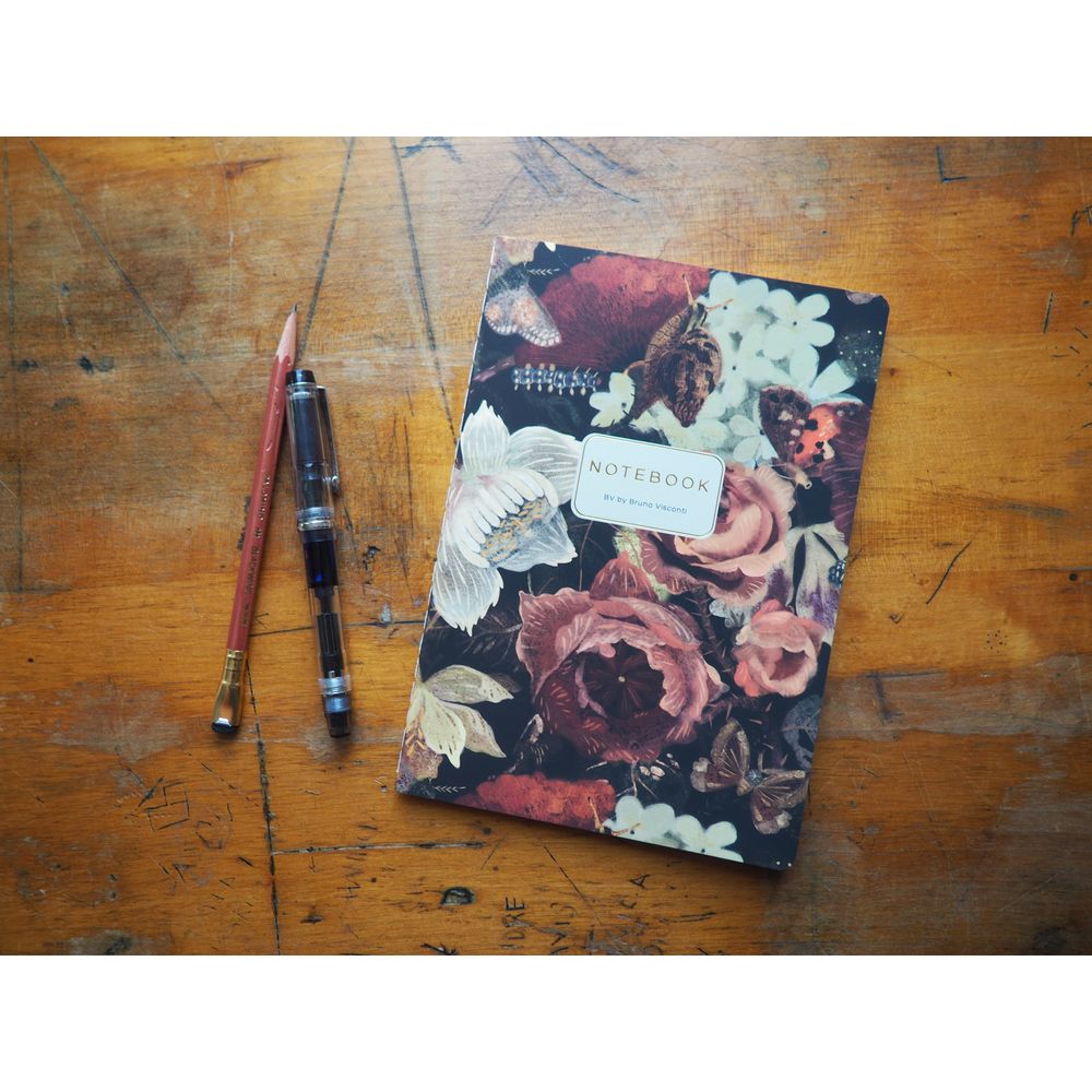 Bruno Visconti A5 Lined Notebook - Lush Bouquet