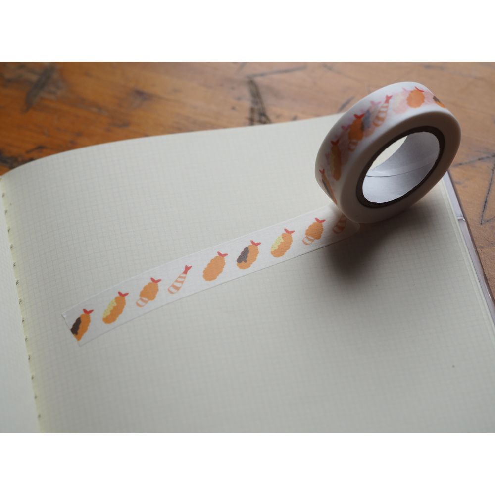 Papier Platz Washi Tape - Fried Shrimp (72-009)