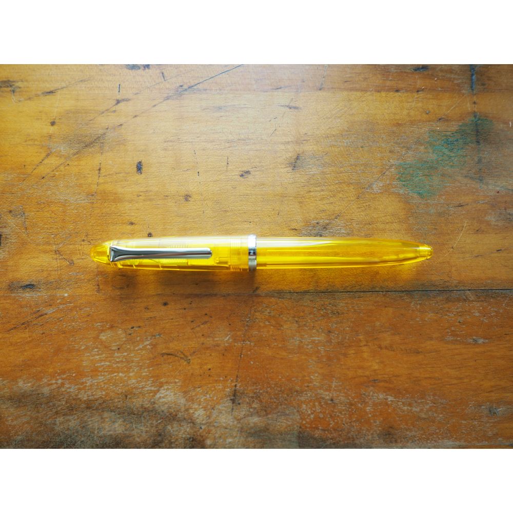 Sailor Compass 1911 Fountain Pen (Steel Nib) - Transparent Yellow