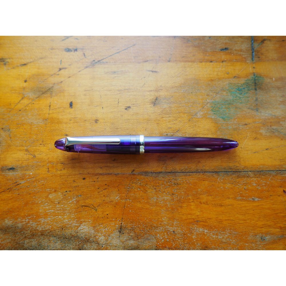 Sailor Compass 1911 Fountain Pen (Steel Nib) - Transparent Purple