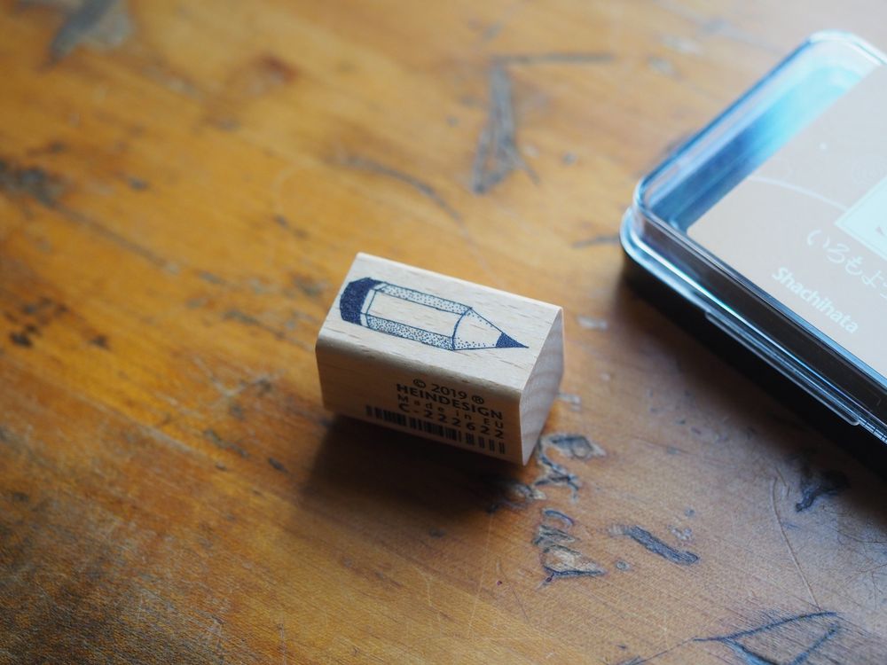 Heindesign Rubber Stamp - Pencil