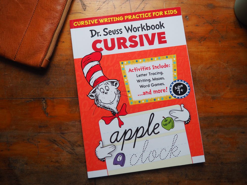 Dr. Seuss Cursive Workbook: Beginner Cursive Handwriting for Kids