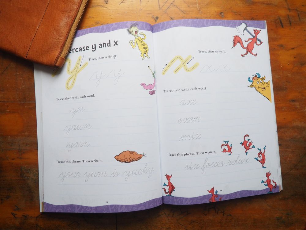 Dr. Seuss Cursive Workbook: Beginner Cursive Handwriting for Kids