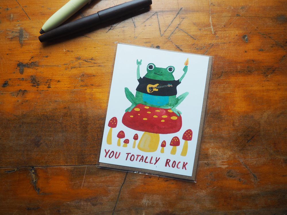 Little Truths Studio - Greeting Card - You Totally Rock