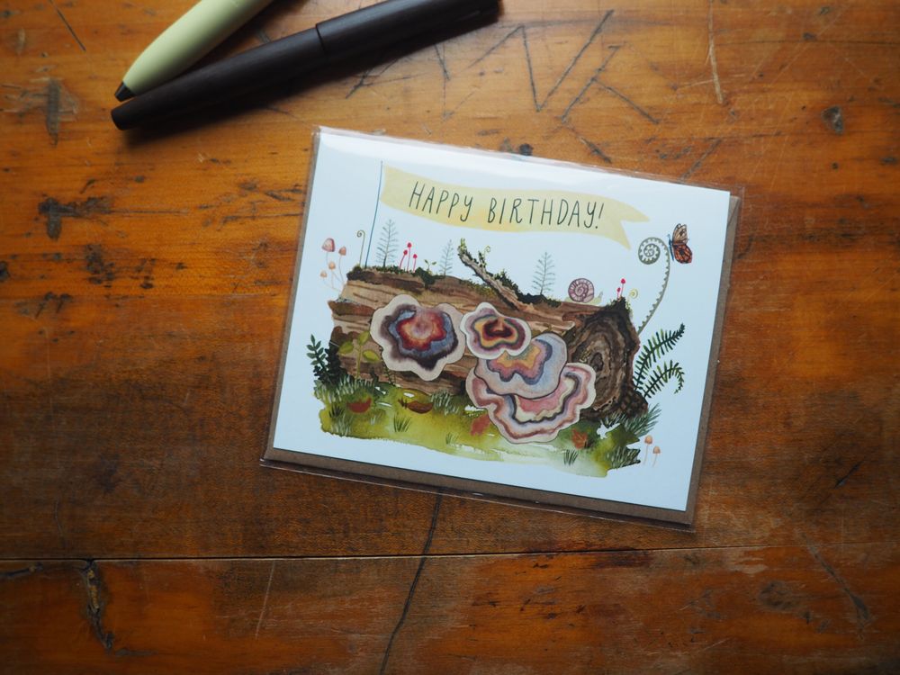 Little Truths Studio - Greeting Card - Nurse Log Birthday