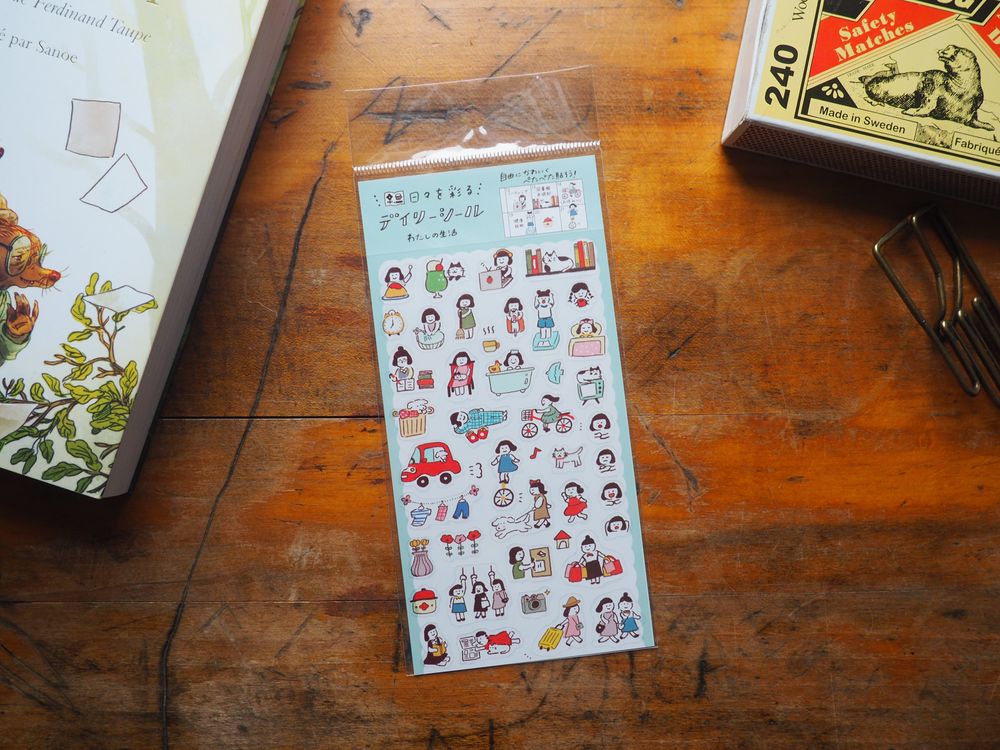 Furukawashiko - Transparent Stickers -  1 Sheet - My Life