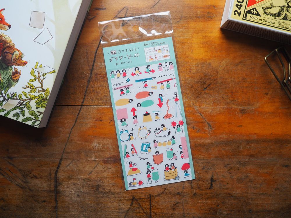 Furukawashiko - Transparent Stickers -  1 Sheet - Everyday Life