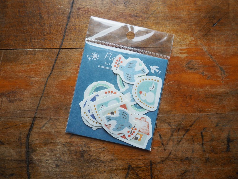 Furukawashiko - Stickers -  20 Pieces - Small Bird (QSA175)