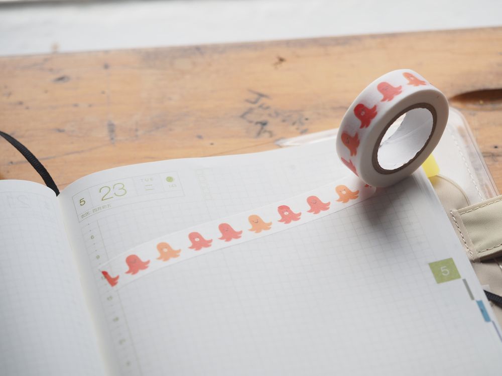 Papier Platz  - Washi Tape - Octopus (72-003)