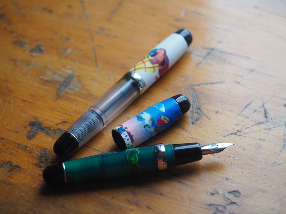 Opus 88 x Soupy Fountain Pen - Mini Pen - Flying Rabbit