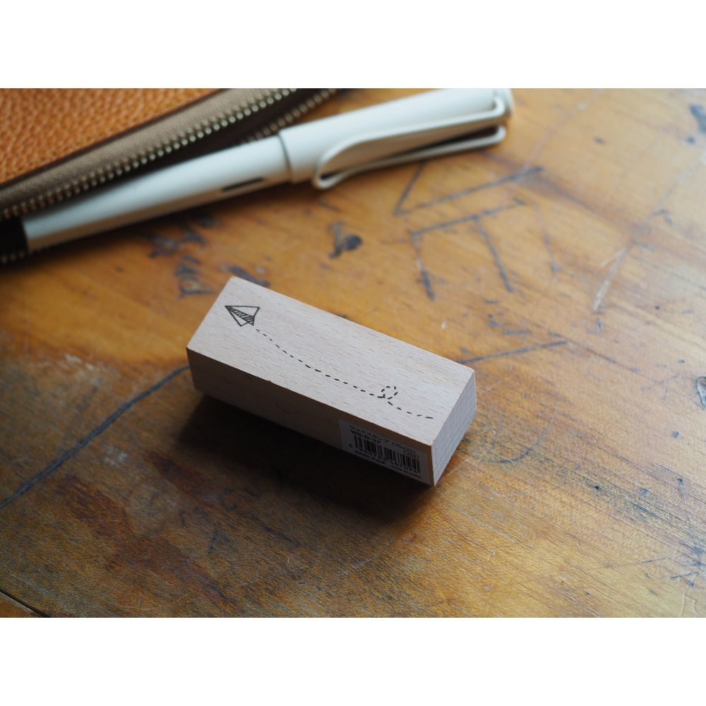 Arte Co., Rubber Stamp - Paper Airplane (WS-D-27)