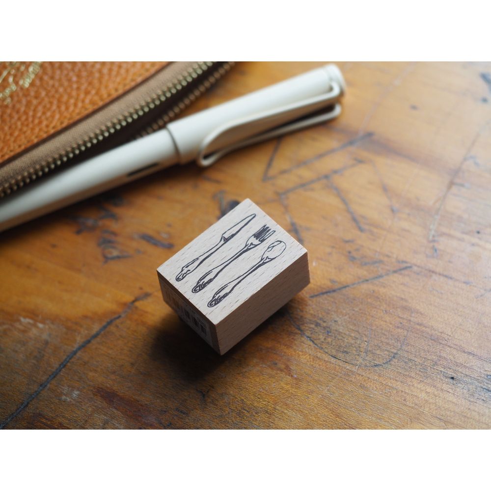 Arte Co., Rubber Stamp - Cutlery (WS-B-11)
