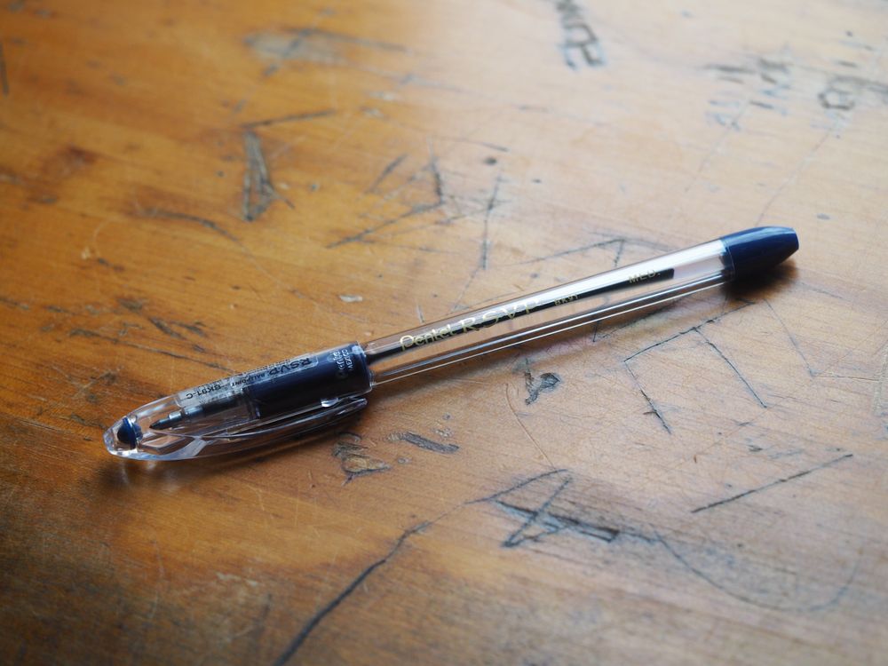 Pentel R.S.V.P. Ballpoint (Capped) - 1.0mm - Blue