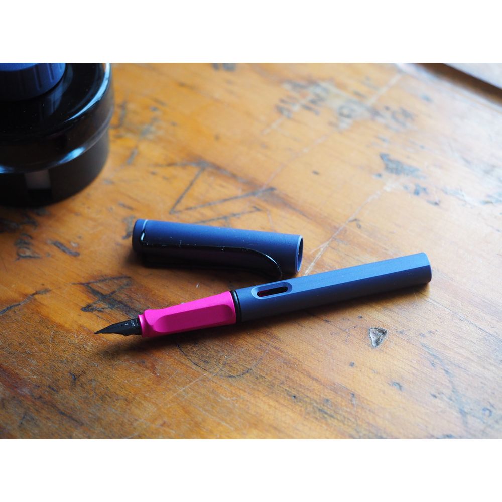 Lamy Safari Fountain Pen - 2024 Special Edition - Kewi Pink Cliff Matt